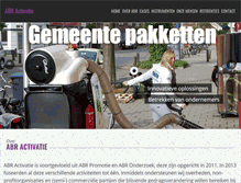 Tablet Screenshot of abrgroup.nl