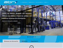 Tablet Screenshot of abrgroup.com.mx